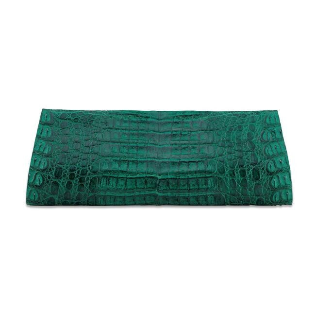 Crocodile AS Clutch - Emerald