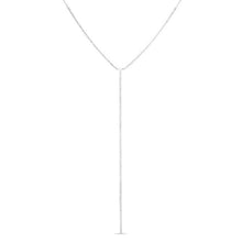 14KT White Gold Diamond Leash Necklace