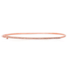 14KT Rose Gold Diamond Bar Latch Bracelet