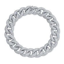 14KT White Gold Diamond Luxe Chain Link Bracelet