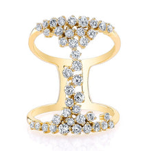 14KT Yellow Gold Diamond Lace Ring
