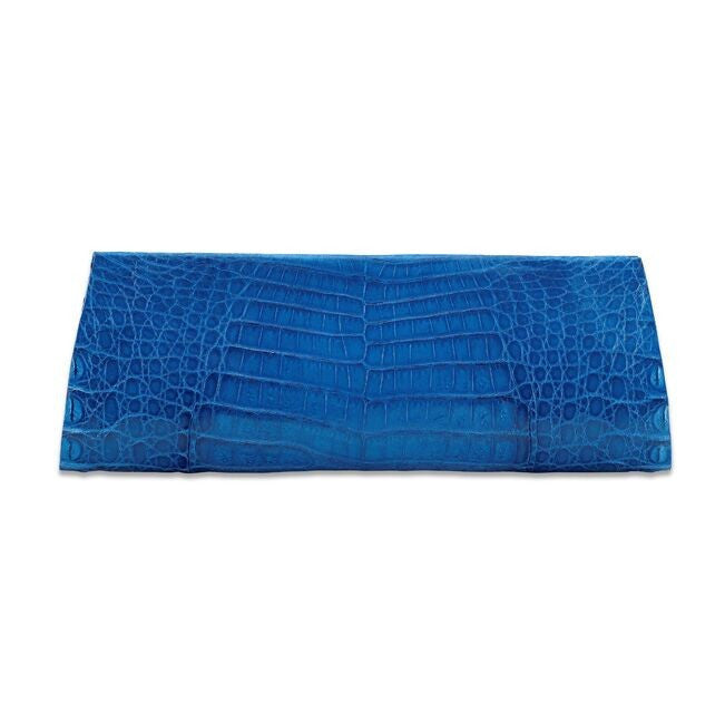 Crocodile AS Clutch - Electric Blue